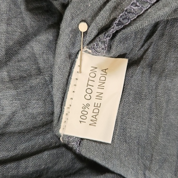 Greater Good Network Women's Hunter Green Sequin Beaded Crinkle Fabric Top 3XL - Picture 14 of 14